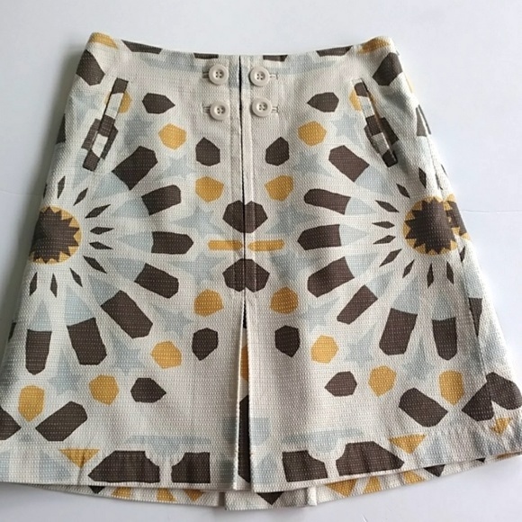 Anthropologie Dresses & Skirts - Elevenses (Anthro) Isabella Cream Midi Skirt 2